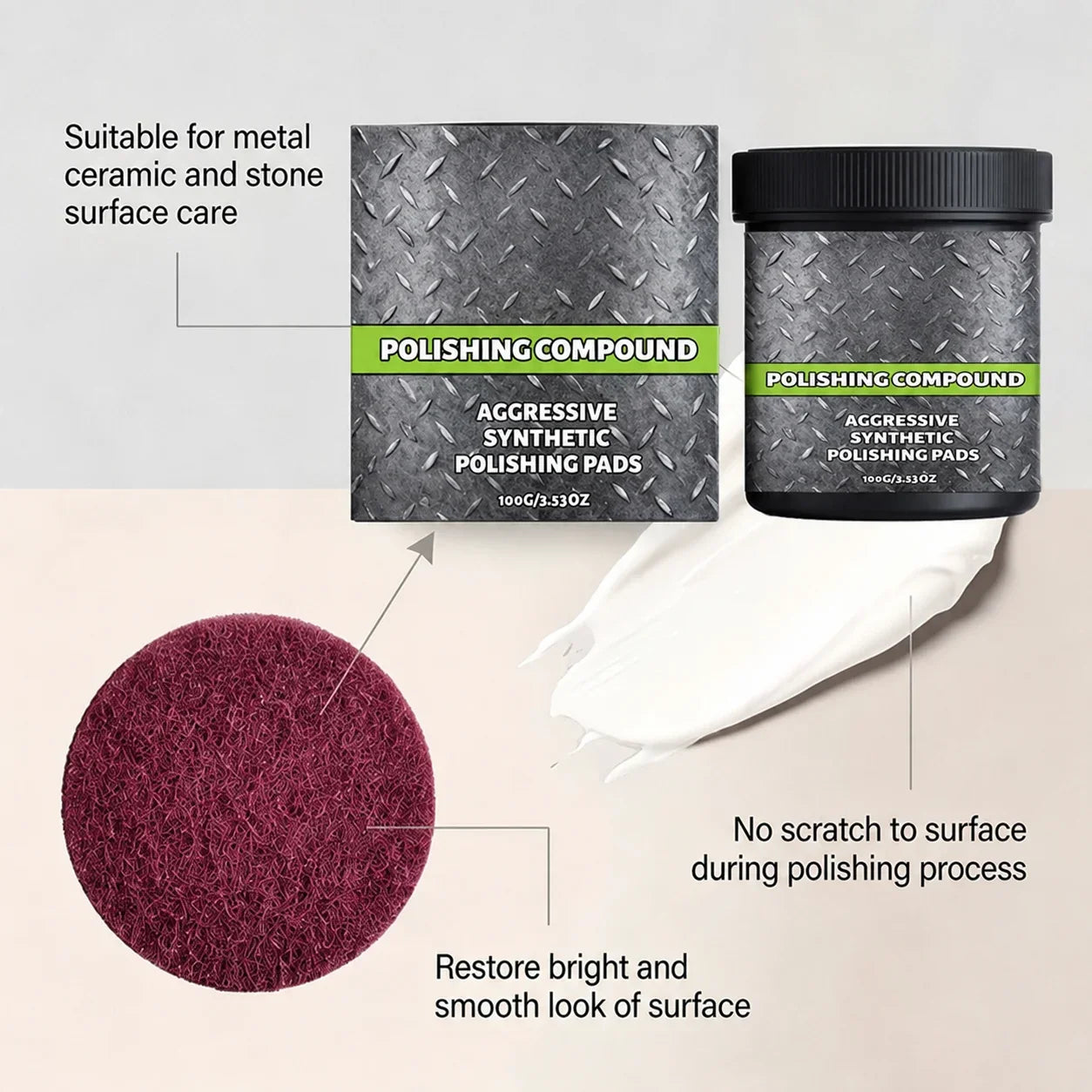 Last Day Promotion 73% OFF✨All-in-One Surface Restoration Polish with Pad